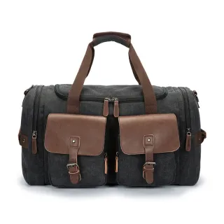 Canvas travel bag - Black