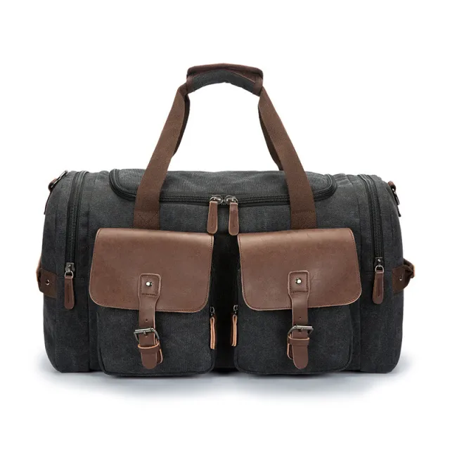 Canvas travel bag Black - Shop at LoveMi