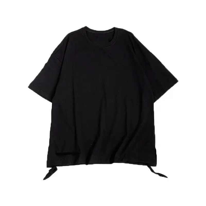 Round collar Solid color short sleeve