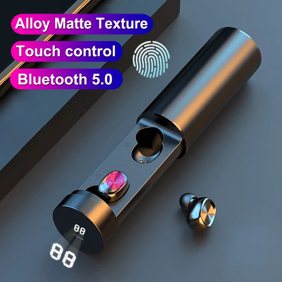 Bluetooth Earphone 5.0 Wireless 8D HIFI Sport MIC Earbuds