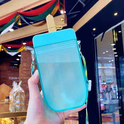 Popsicle shaped plastic water cup Blue - Shop at LoveMi
