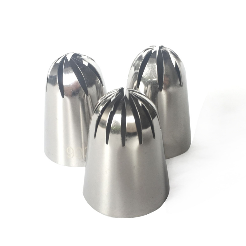 Stainless steel seamless decorating mouth