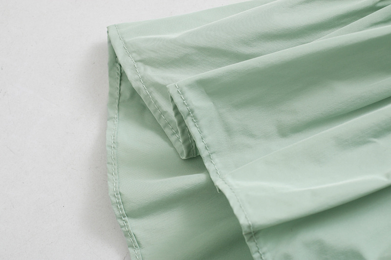 Square collar puff sleeve shirt