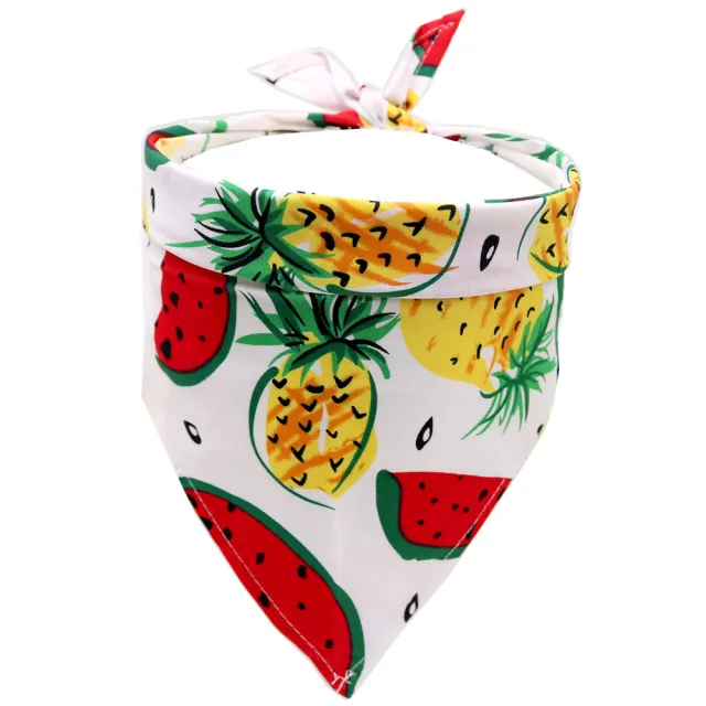 Pet saliva towel White Big Pineapple - Shop at LoveMi
