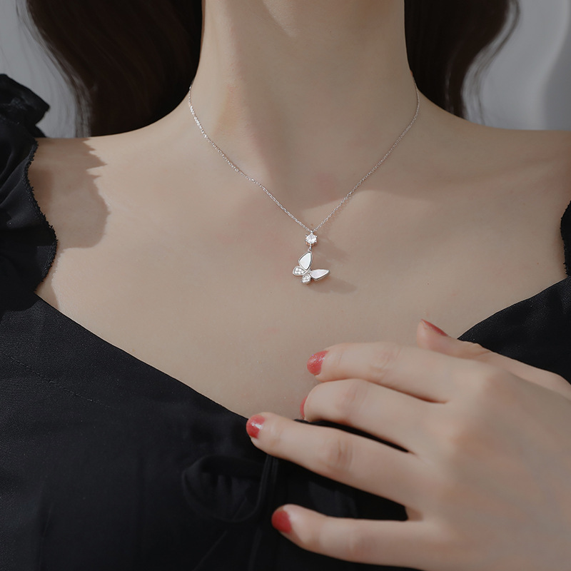 Shell Butterfly Clavicle Chain