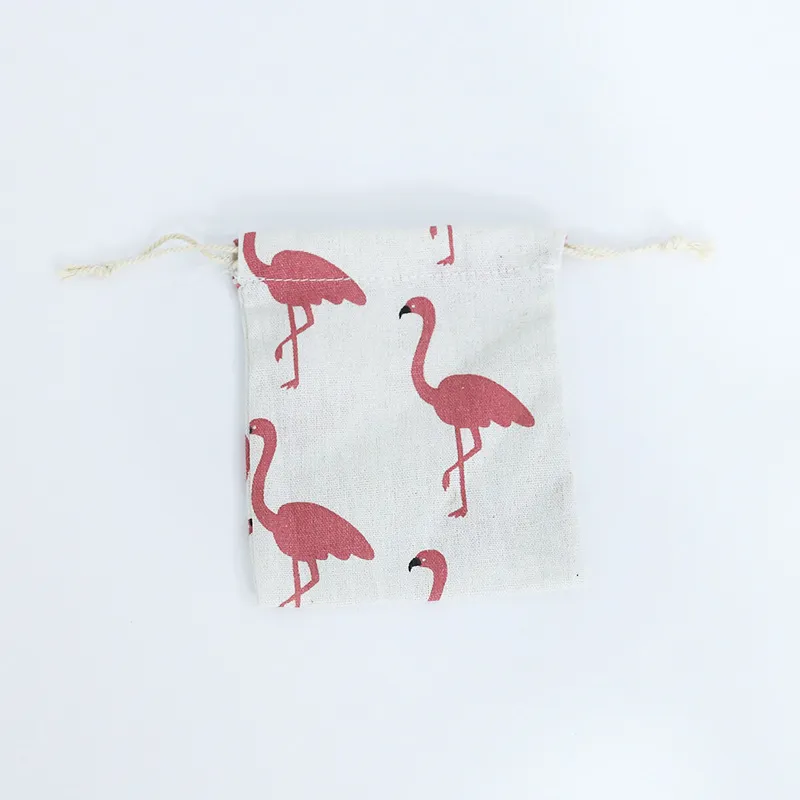 Drawstring storage bag - White