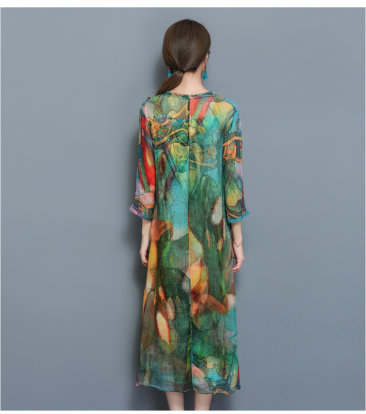 Two piece dress with suspender