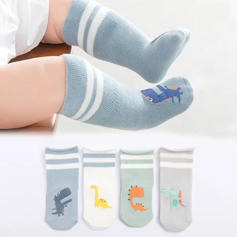 Cartoon Heat Transfer Baby Socks