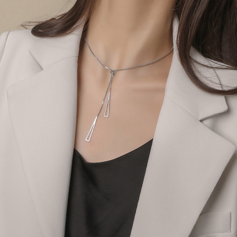 Women's titanium steel necklace