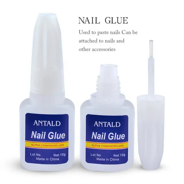 10g blue bottle with brush glue Blue - Shop at LoveMi