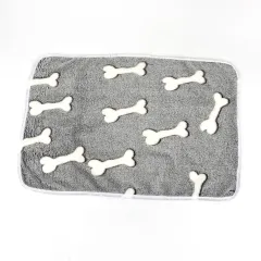 Pet blanket plus velvet thickening - Grey - View 1