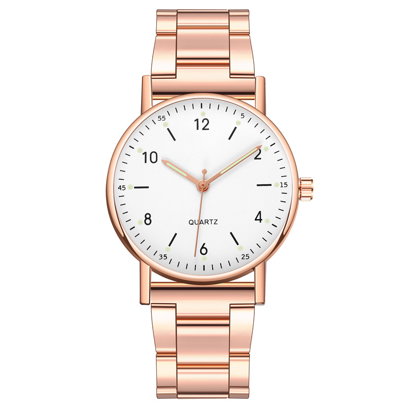 Fashion Luminous Men's Steel Band Quartz Watch