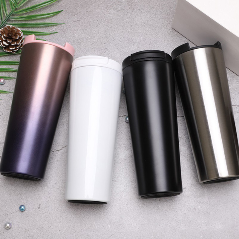 Stainless steel portable insulated cup