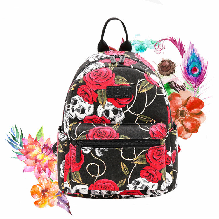 Title 3, Printed canvas backpack