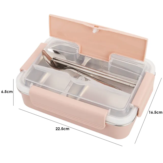 Stainless steel adult lunch box Pink - Shop at LoveMi