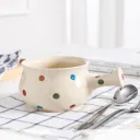 Beige Handle Bowl