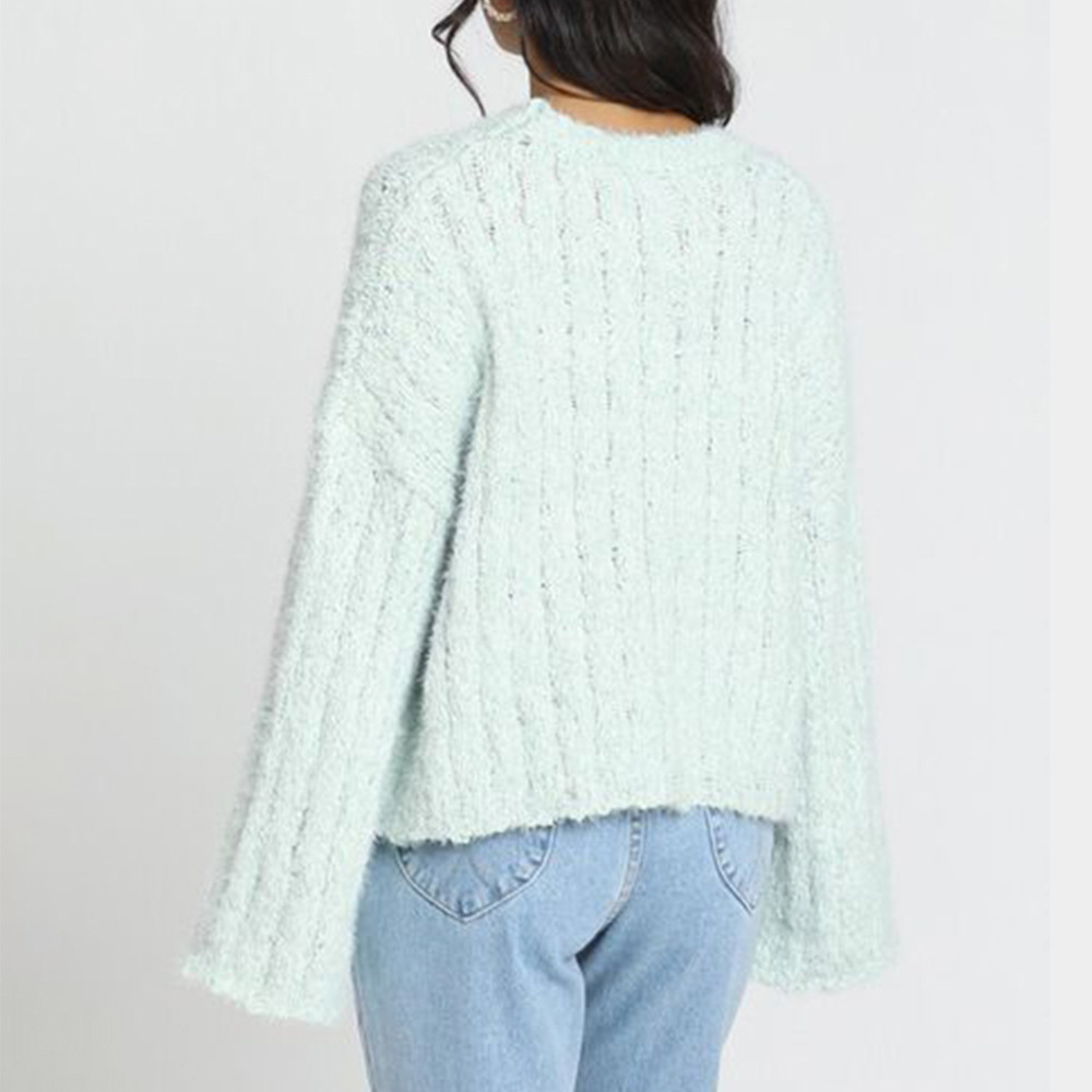 Elegant and loose style ladies sweater