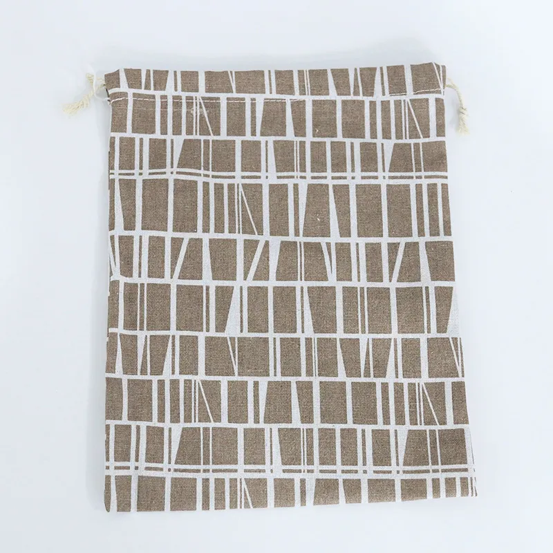 Drawstring storage bag - Bronze-L