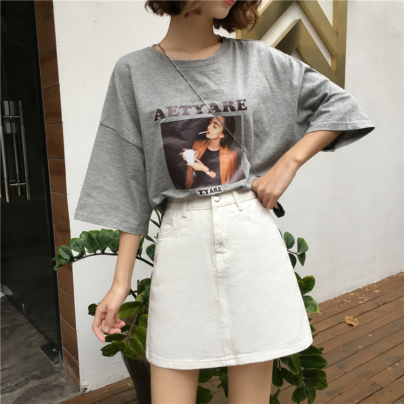 Black high waist skirt was thin women's short skirt