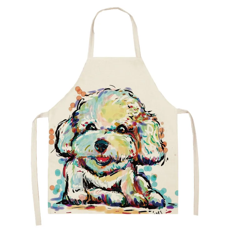 Dacron apron of dog animal series - 04