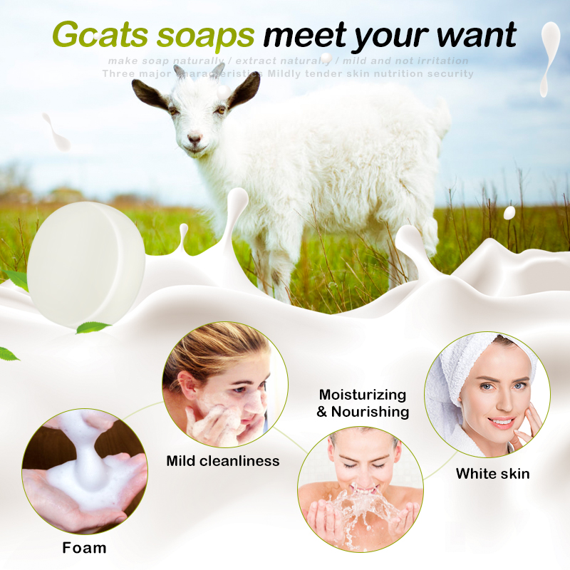 Clean goat milk soap