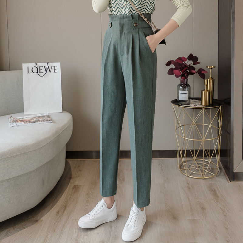 Title 4, Nine-point bud high waist suit pants – the perf...