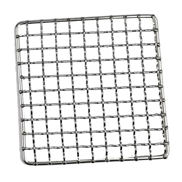 Stainless Steel Round Barbecue BBQ Grill Net Meshes Racks Grid Round Grate Steam Net Camping Hiking Outdoor Mesh Wire Net Square - Shop at LoveMi