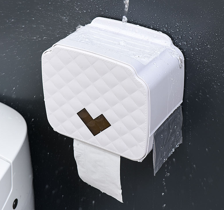 Wall-mounted tissue holder