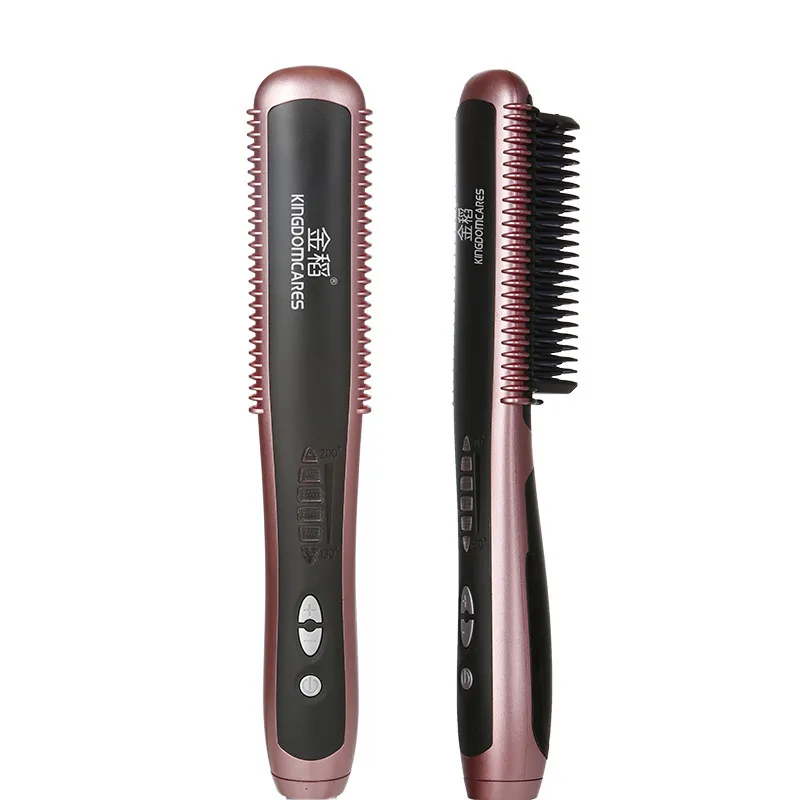 Straight hair comb curling iron - Lavender