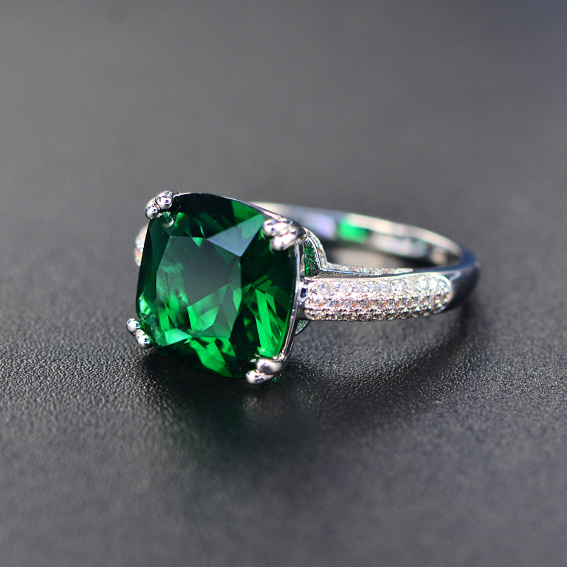 Yellow zircon temperament ring