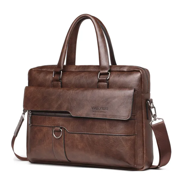 New retro men's briefcase Brown - Shop at LoveMi
