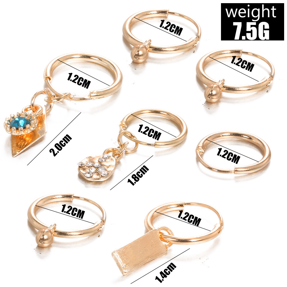 European and American fashion simple earrings