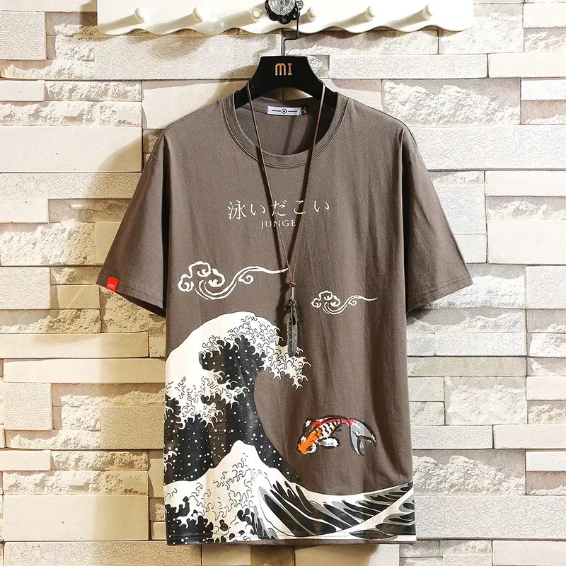 T-shirt men's short sleeve loose top