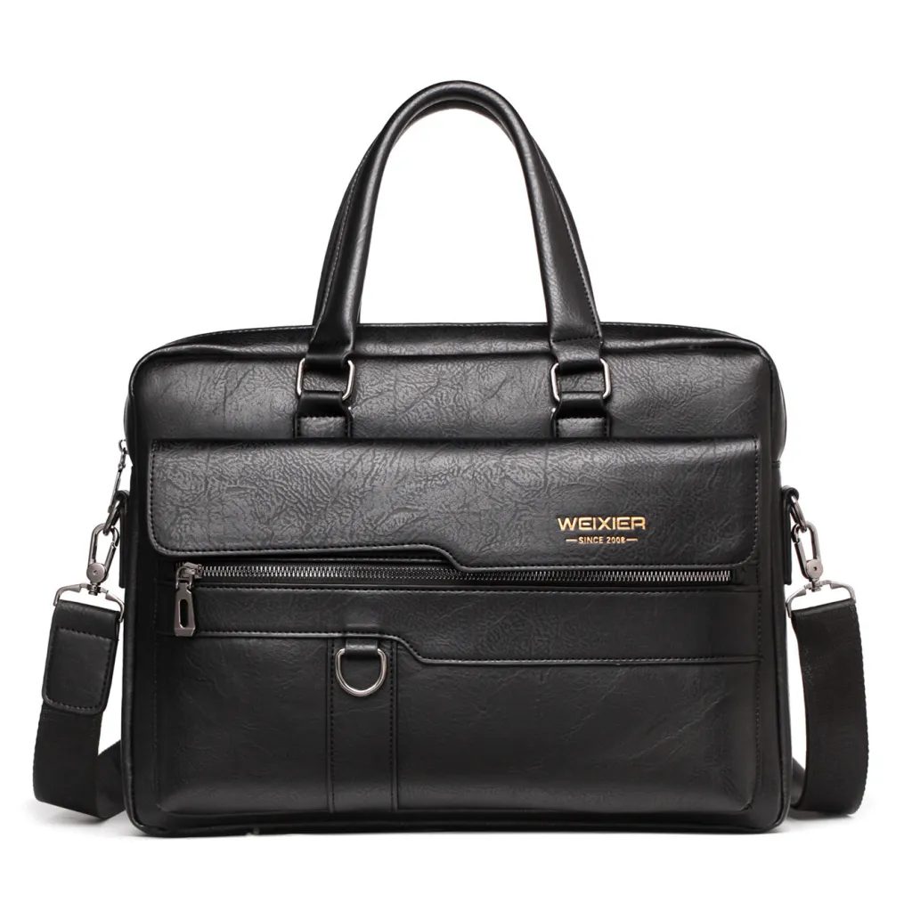 New retro men's briefcase - Black