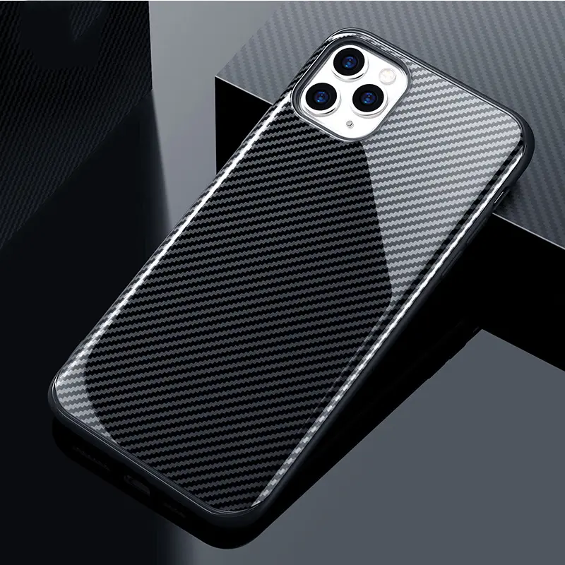 Ceramic carbon fiber mobile phone case