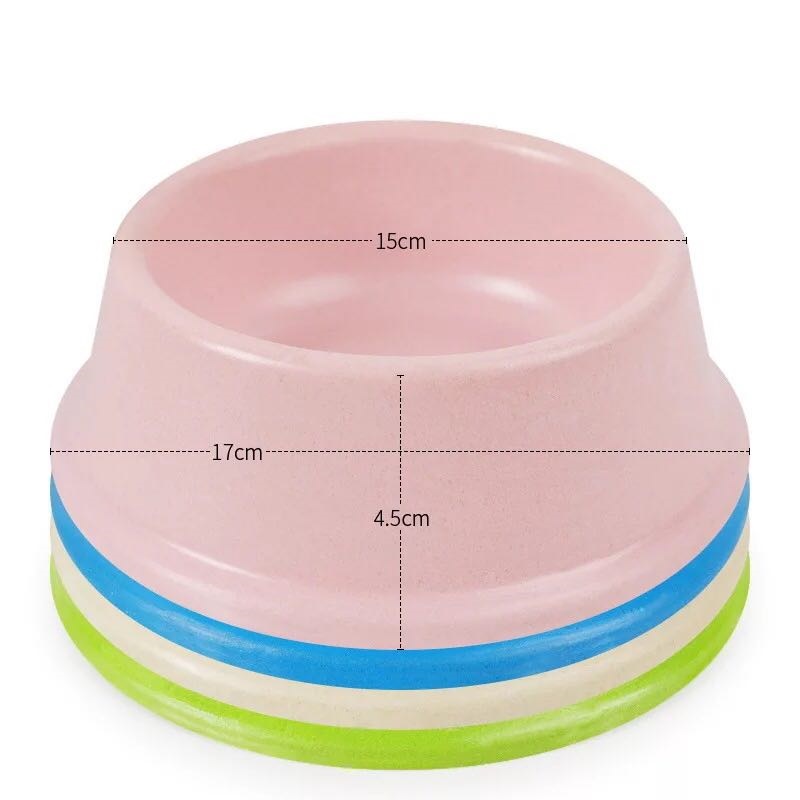bamboo fiber dog bowl Round Single - Shop at LoveMi