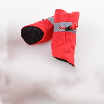 Pet soft bottom rain boots Red - Shop at LoveMi