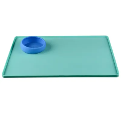 Portable foldable car pet silicone pad