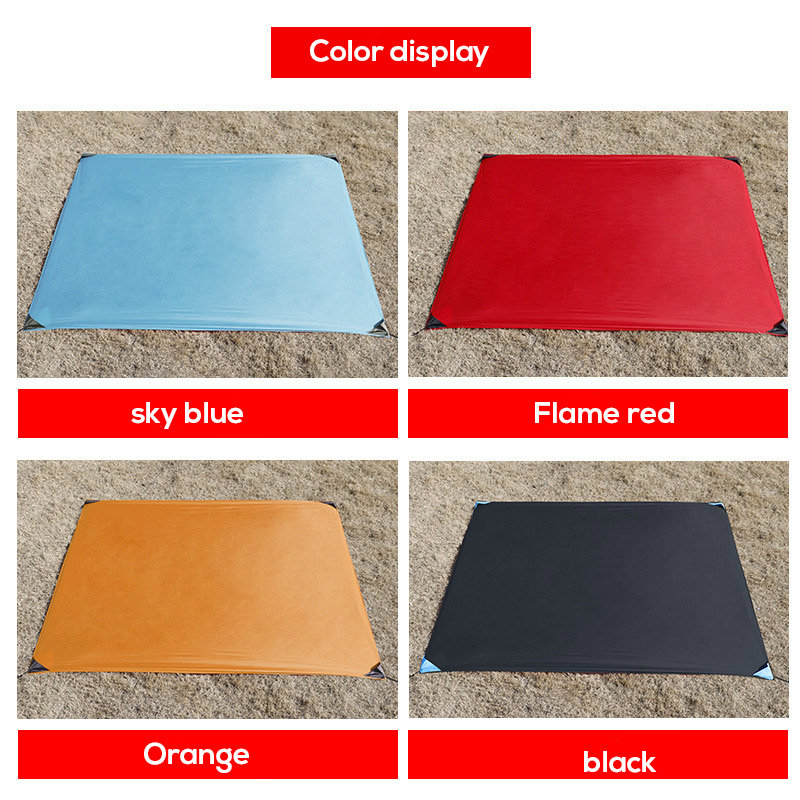Portable folding picnic mat
