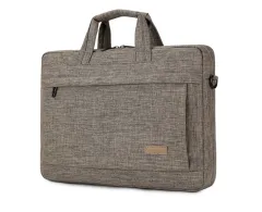 Nylon shoulder bag - Brown - View 1