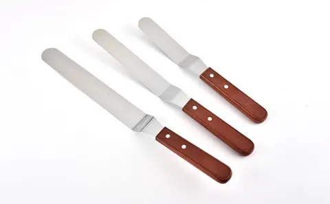 High Temperature Cake Spatula Stainless Teel Scraper Cream Baking