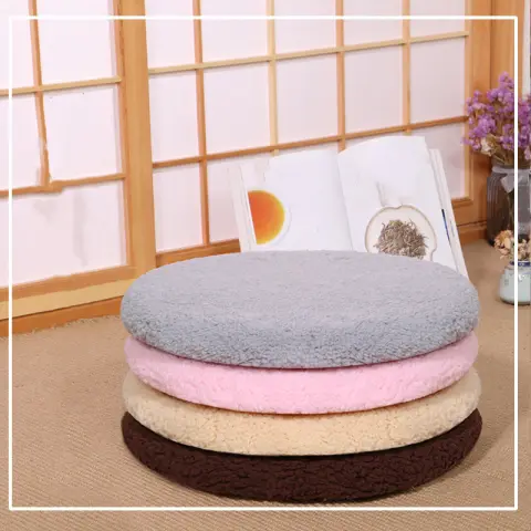 Large Round Cushion Chair Stool