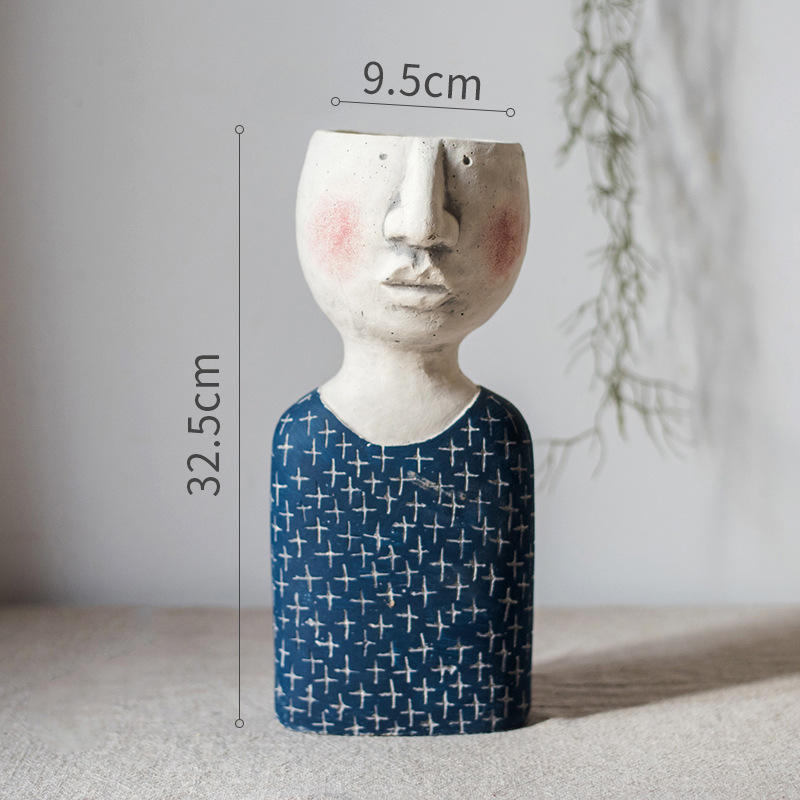 Греческая Статуя Горшок Богини Цветочные Горшки Голова Ретро Ваза Венеры