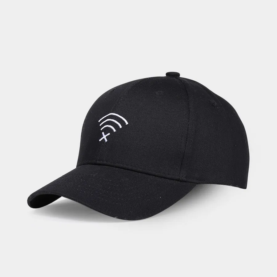 Outdoor Embroidered Baseball Cotton - Black