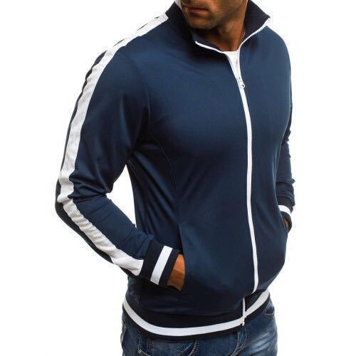 Men's solid color baseball shirt