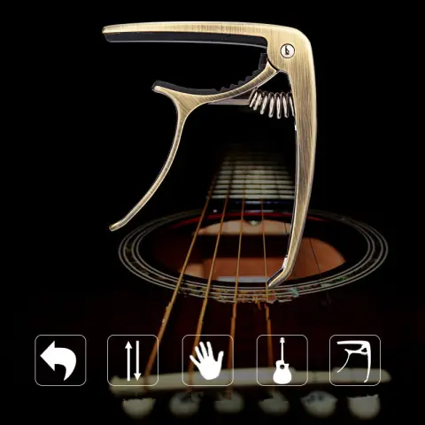 Folk Acoustic Guitar Capo