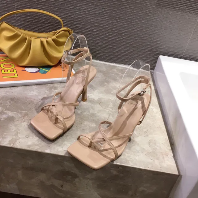 Wrist strap sandals Khaki - Shop at LoveMi