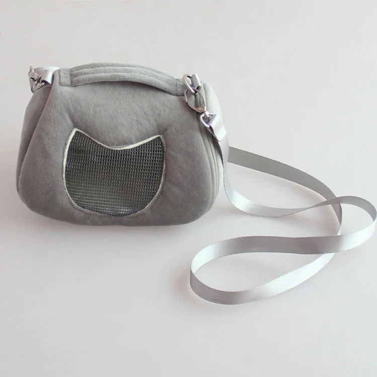 Portable hamster cage backpack - Grey Smiley
