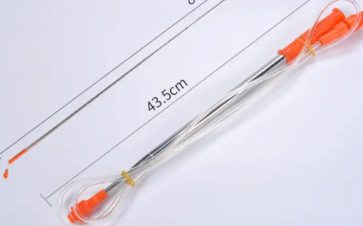 Stainless steel telescopic fishing rod