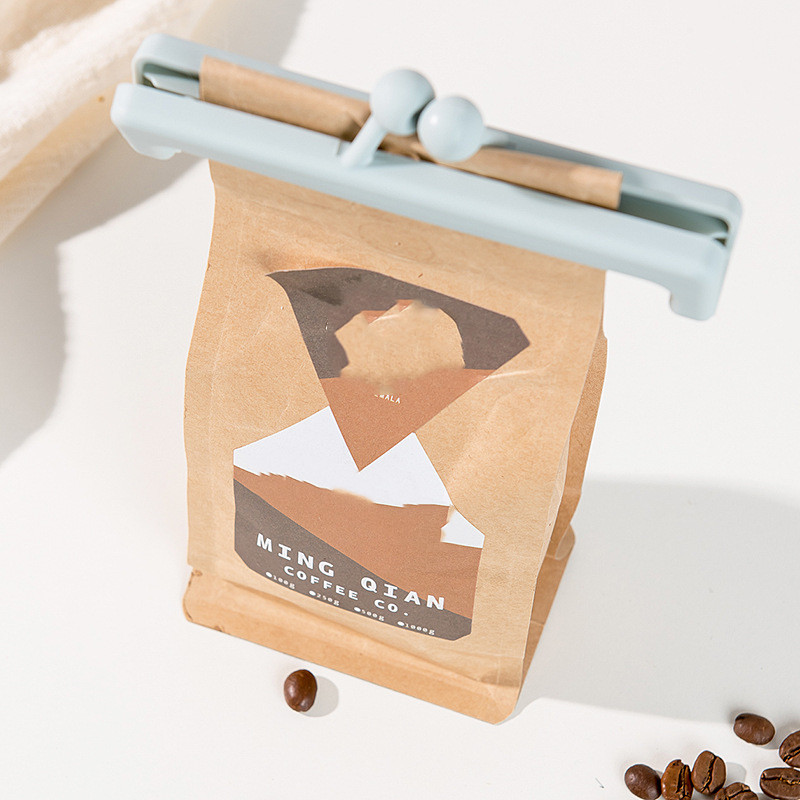 Кнопочный зажим для запечатывания простых пакетов для пищевых продуктов